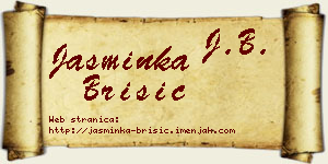 Jasminka Brisić vizit kartica